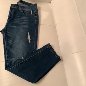 Bee & Ceci L.A. Junior Size 11 Distressed Jeans